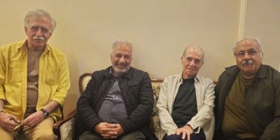 عیادت نوروزی مدیران خانه سینما از واروژ کریم مسیحی