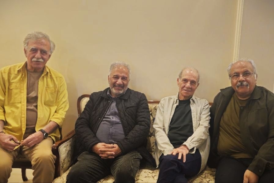 عیادت نوروزی مدیران خانه سینما از واروژ کریم مسیحی